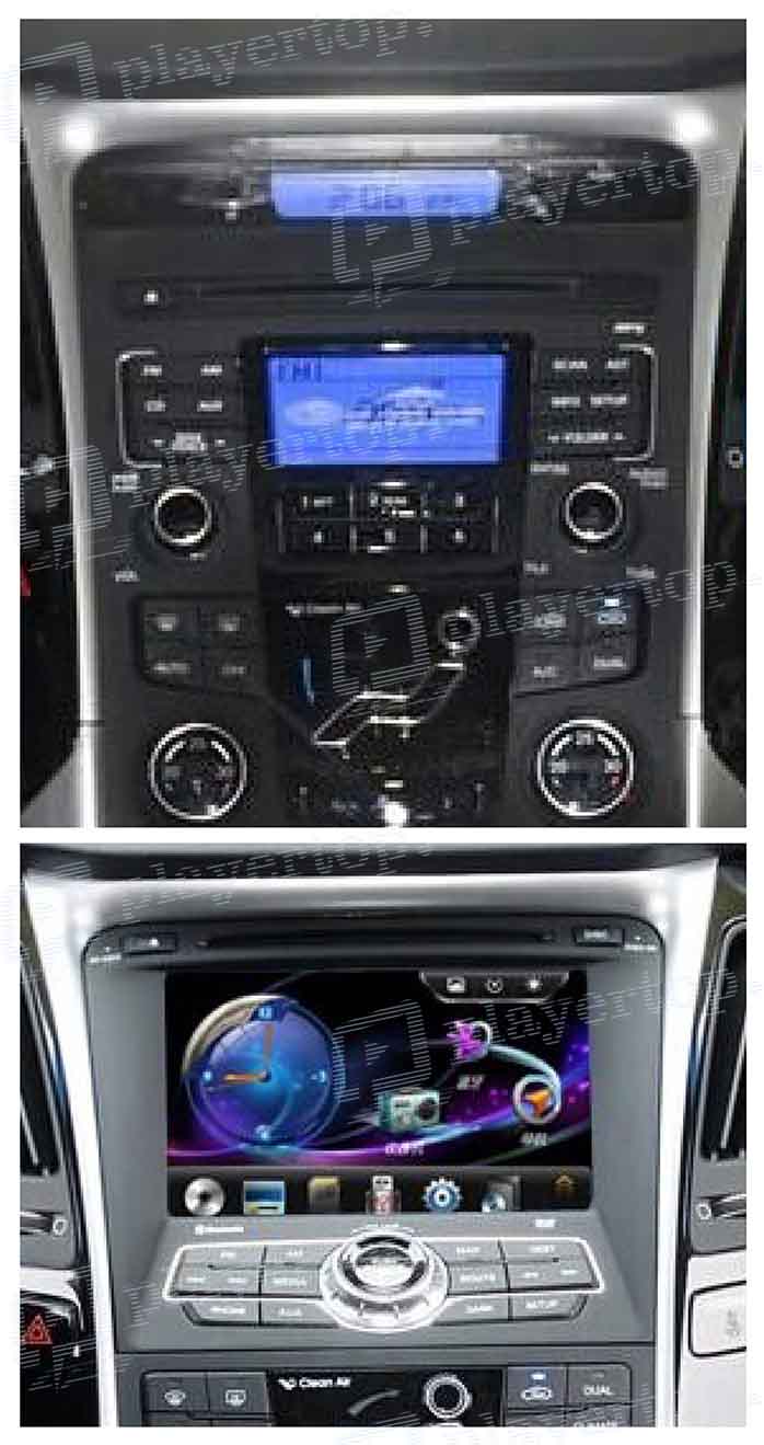 montage autoradio hyundai sonata 2012 2014